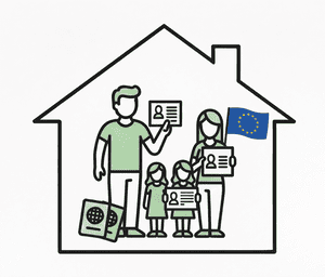 AUTORIZACIÓN DE RESIDENCIA TEMPORAL POR REAGRUPACIÓN FAMILIAR → REAGRUPACIÓN DE FAMILIARES DE LARGA DURACIÓN UE EN OTRO ESTADO MIEMBRO