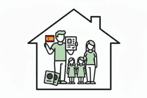 AUTORIZACIÓN DE RESIDENCIA TEMPORAL  → DE FAMILIARES DE PERSONAS CON NACIONALIDAD ESPAÑOLA